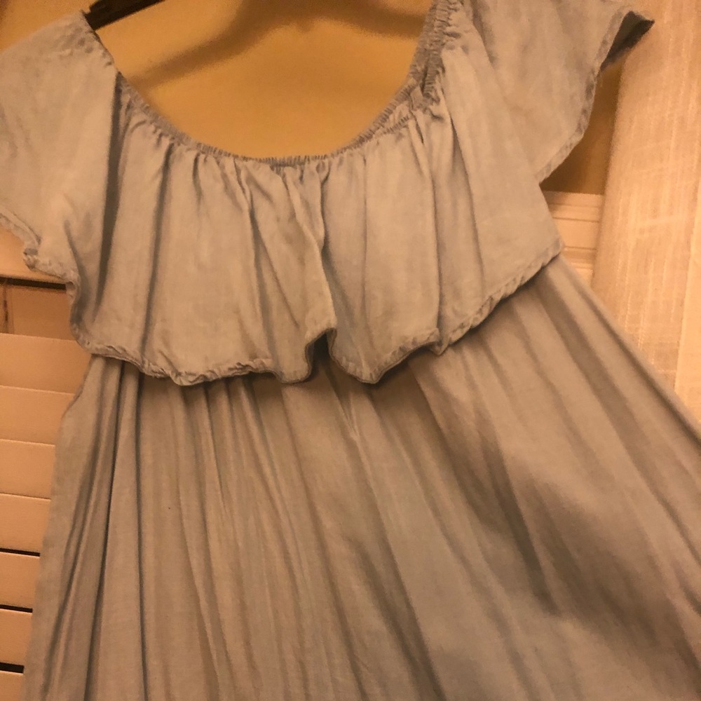 Light blue/denim dress worn once! Like new!